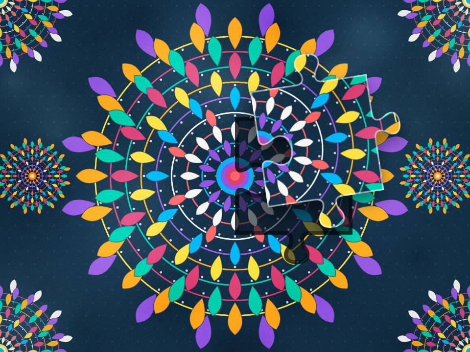 Mandala bloom, an original illustration